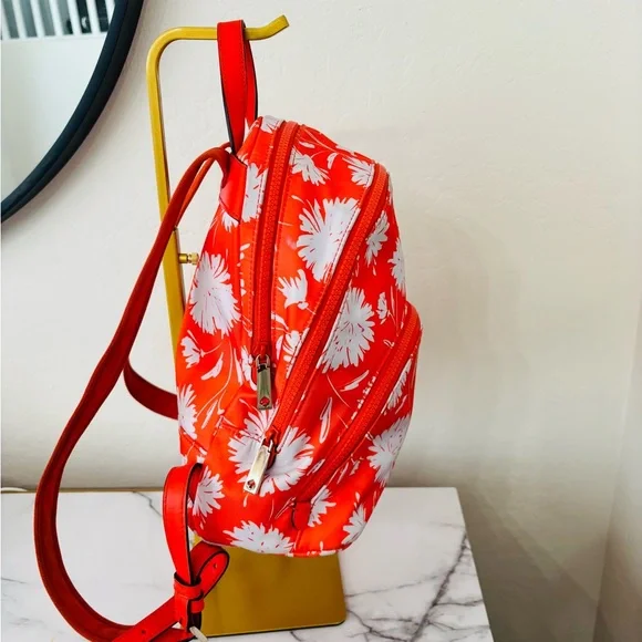 Kate Spade Orange Floral Backpack